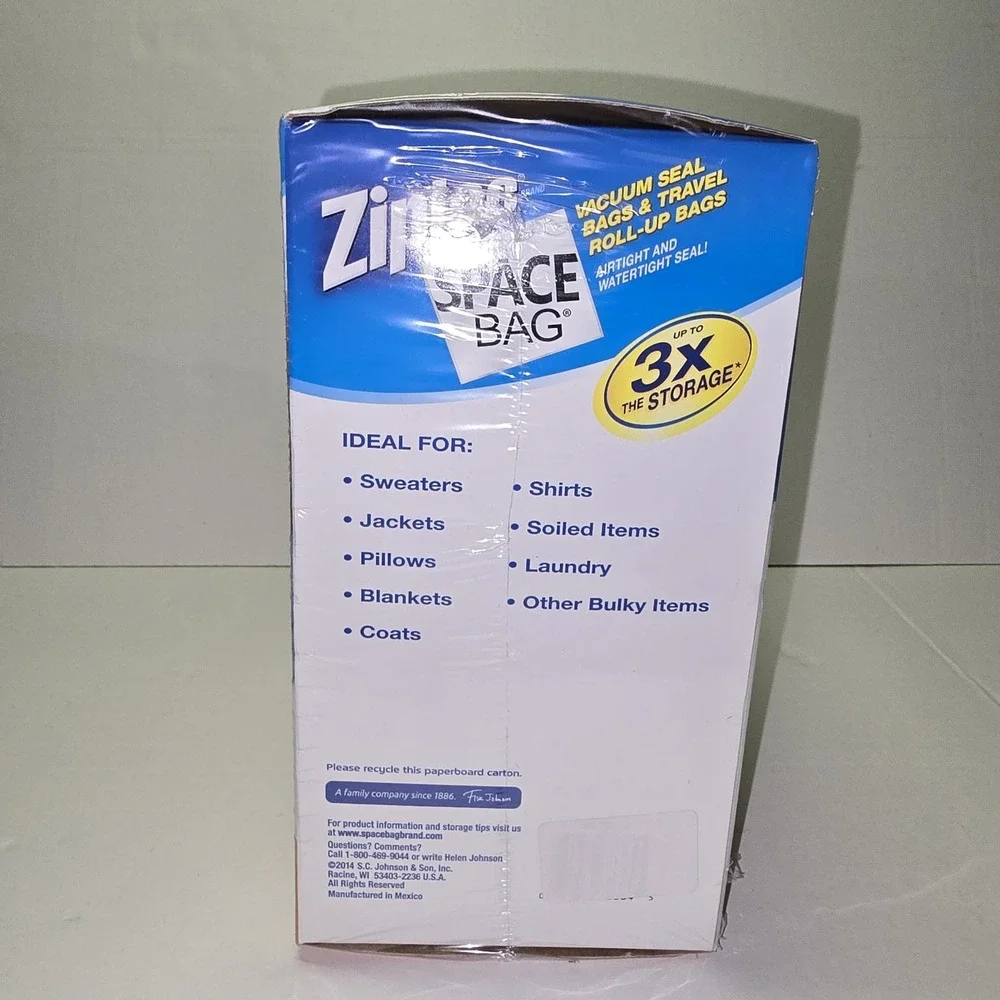 Ziploc Space Bag 15 Bag Super Value Pack Vacuum Seal & Travel Bags 722140
